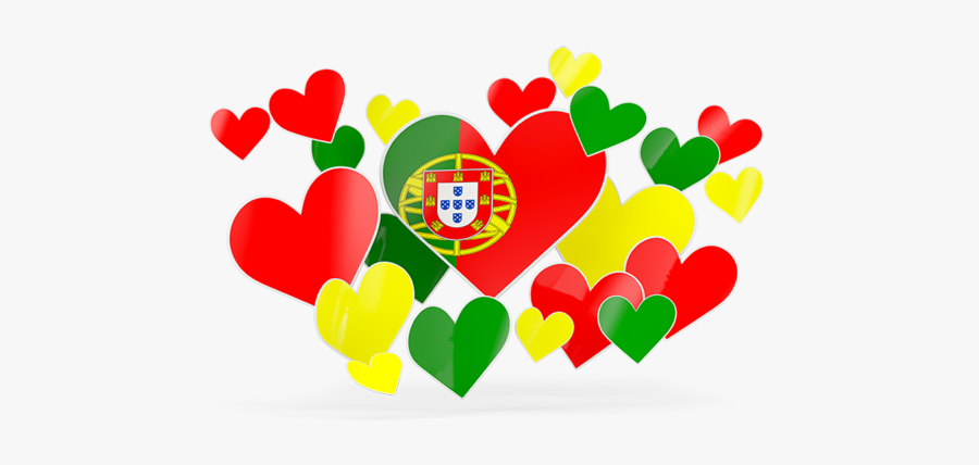 Flying Heart Stickers - Pakistan Flag Heart Png, Transparent Clipart