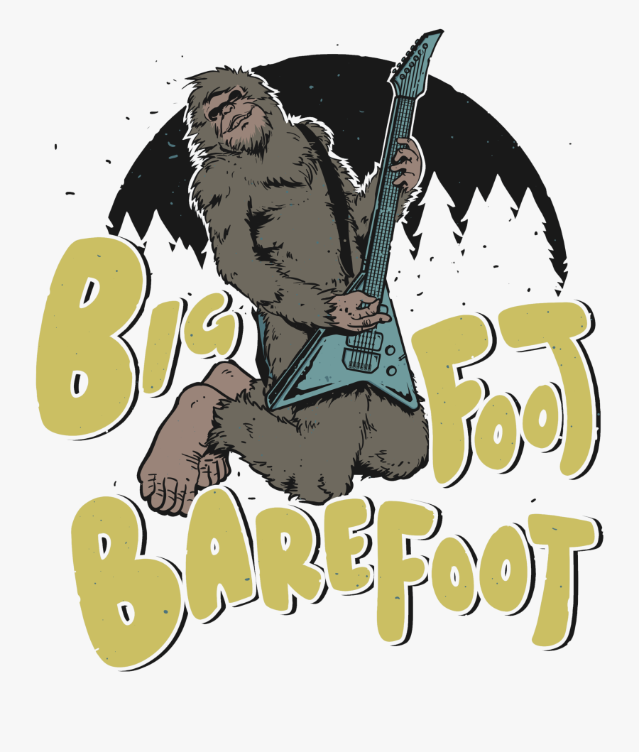 Big Barefeet Free On - Bigfoot Logo, Transparent Clipart