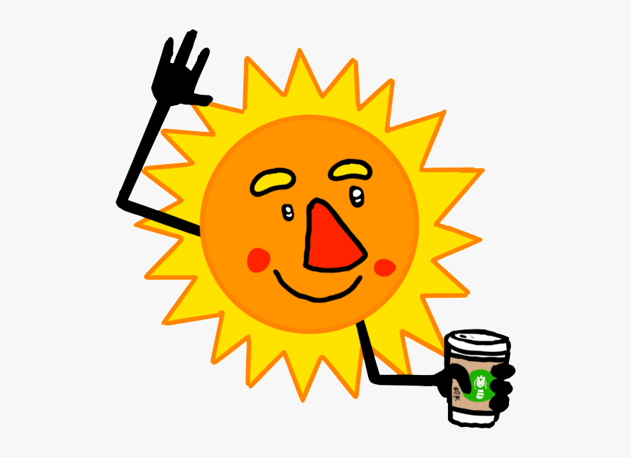 Good Morning Hello Sticker For Ios Android Giphy Beach - Easy Sun To Draw, Transparent Clipart