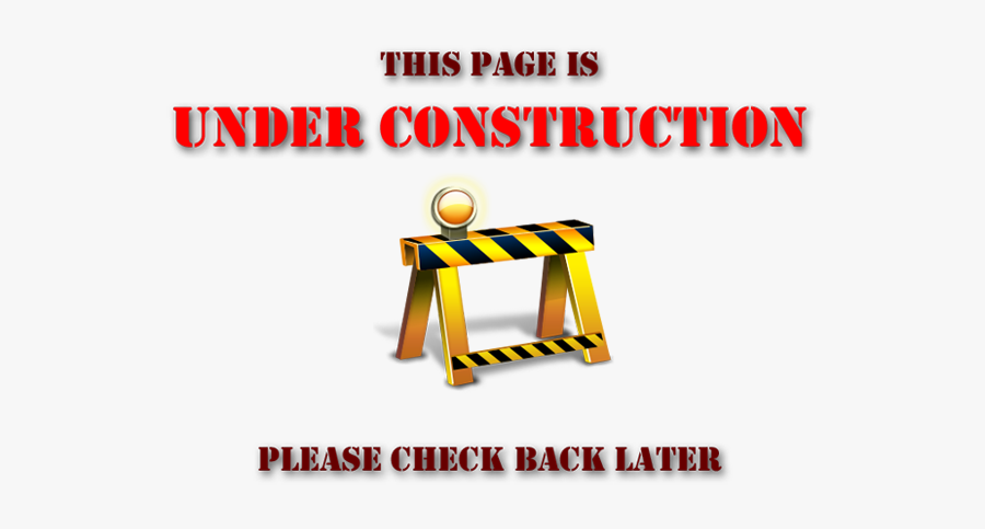 Under Construction - Site Under Maintenance, Transparent Clipart