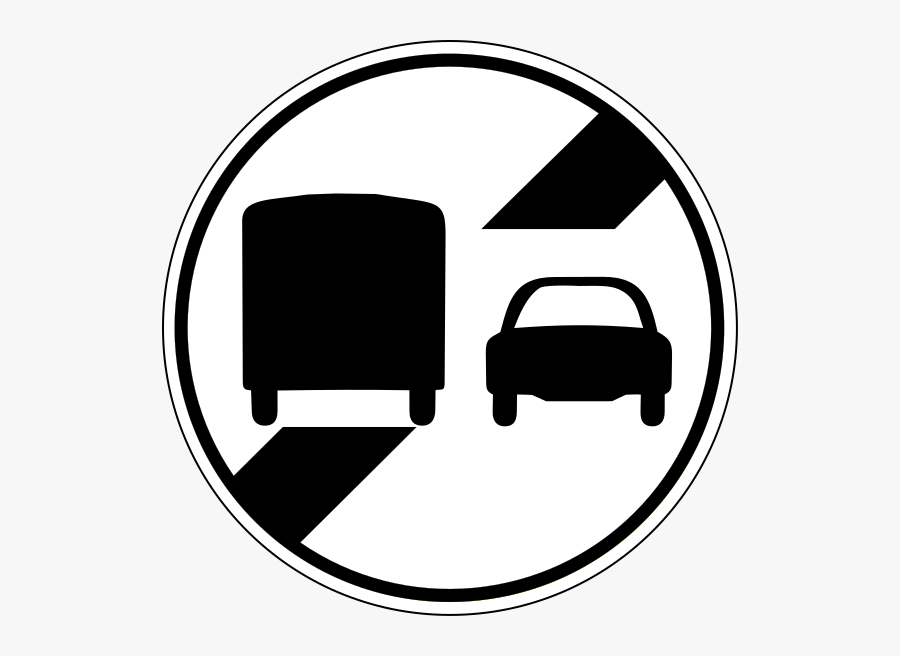 Cambodia Road Sign R1-28 - White And Black Road Signs, Transparent Clipart