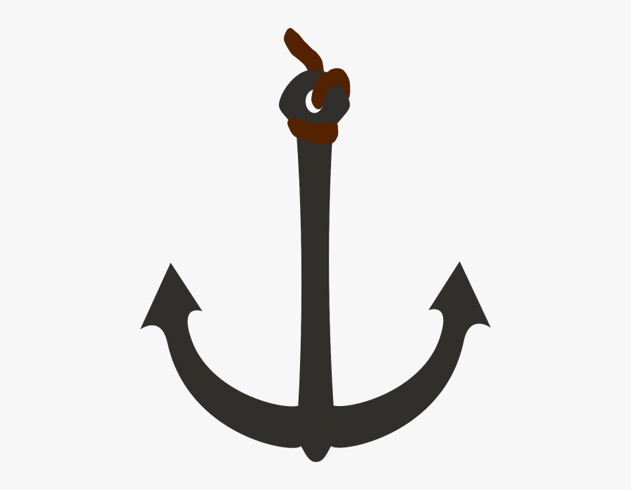 Anchor Silhouette Marine - مرساة Png, Transparent Clipart