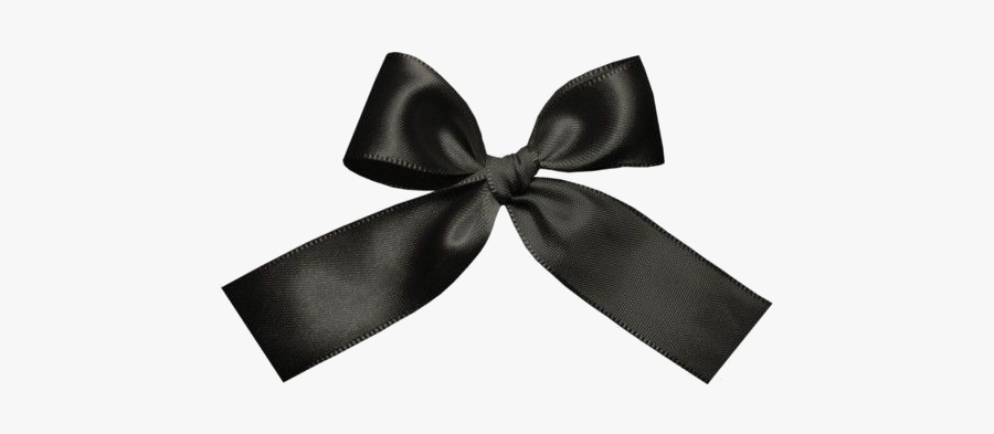 Black Ribbon Png - Black Ribbon Bow Png, Transparent Clipart