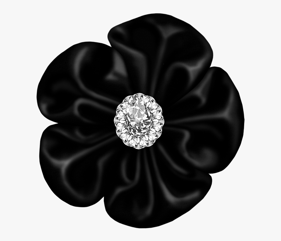 Black Flower Png - Portable Network Graphics, Transparent Clipart