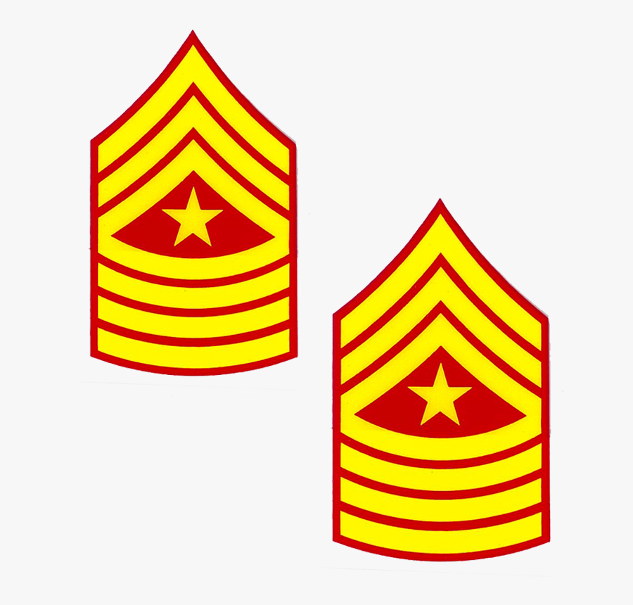 Insignia Master Gunnery Sergeant, Transparent Clipart