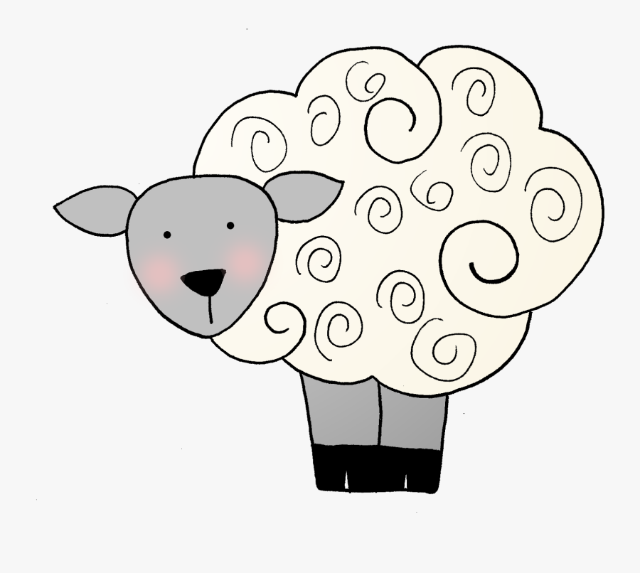 The Lord Is My Shepherd Clipart , Png Download - Cartoon Sheep Transparent Background, Transparent Clipart