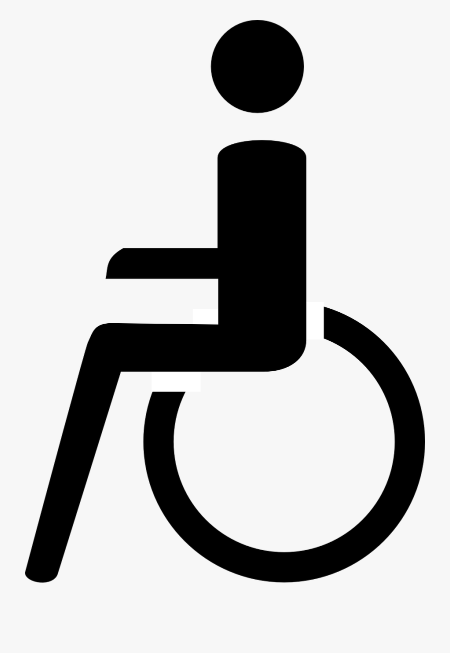 Disabled Handicapped Disability Free Photo - Vector Rollstuhl, Transparent Clipart