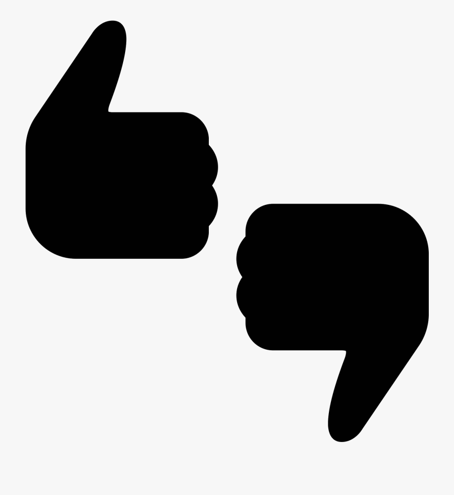 Transparent Thumbs Up And Down Png Thumbs Up And Down Svg Free Transparent Clipart Clipartkey