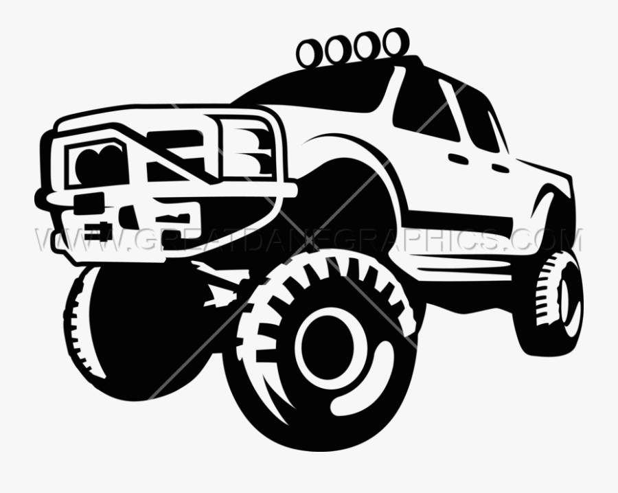Motor Vehicle Tires Pickup Truck Car Mud Bogging - Truck Vector, Transparent Clipart