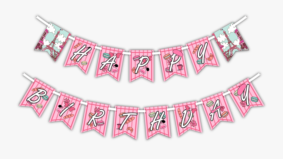 Pink Paris "happy Birthday - Ninja Warrior Happy Birthday, Transparent Clipart