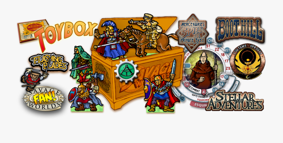 Toybox - Cartoon, Transparent Clipart