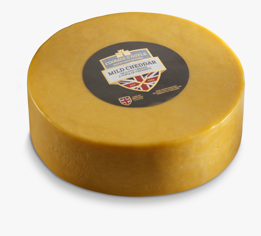 Usa Uk Coombe Castle International Cheddar Cheese Mild, Transparent Clipart