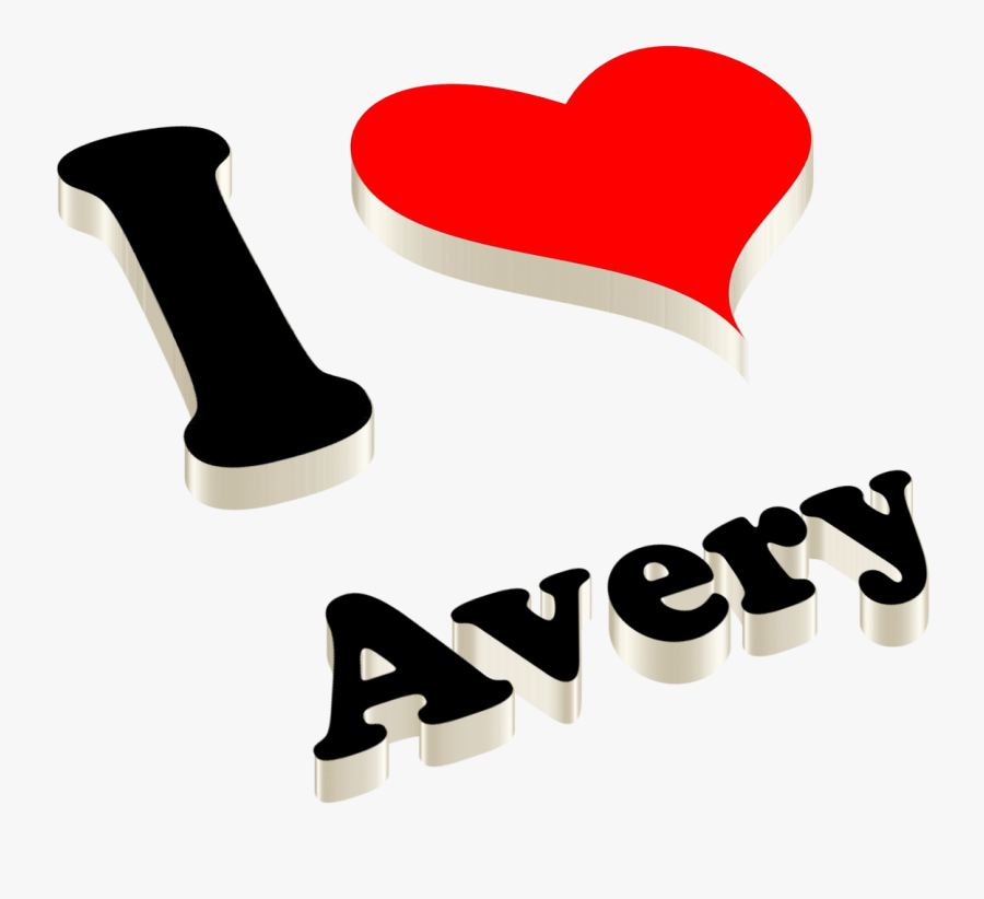 Avery Heart Name Transparent Png - Heart, Transparent Clipart