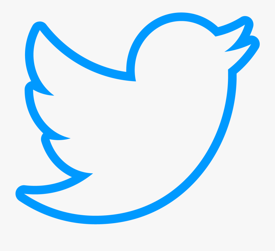 Edtechteacher Bird Blue Twitterbirdoutlineblue - Transparent Background Twitter Bird Png, Transparent Clipart