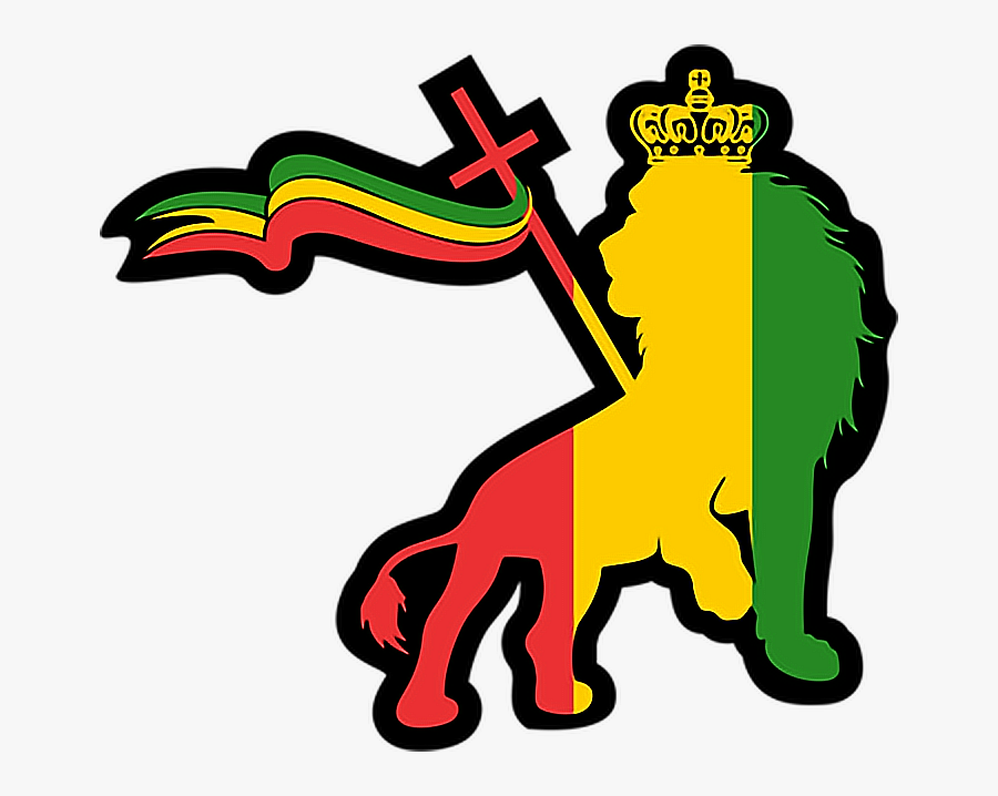 Clip Art Rastalion Rasta Rastalove Respect - Lion Of Judah Png, Transparent Clipart