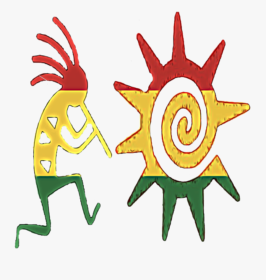 #rasta #reggae #yellow #green #red #dancer #tribal - Rasta Symbols, Transparent Clipart
