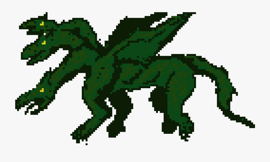 Hydra Pixel Art, Transparent Clipart