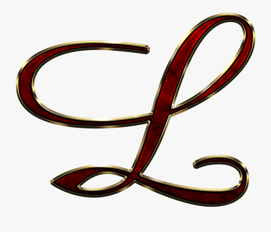 Transparent Initials Clipart - Letter L No Background, Transparent Clipart