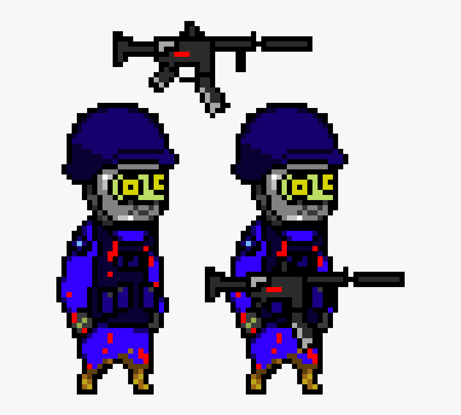 Swat Pixel Art , Free Transparent Clipart - ClipartKey