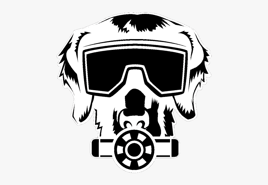 Image - Dog Gas Mask Logo, Transparent Clipart