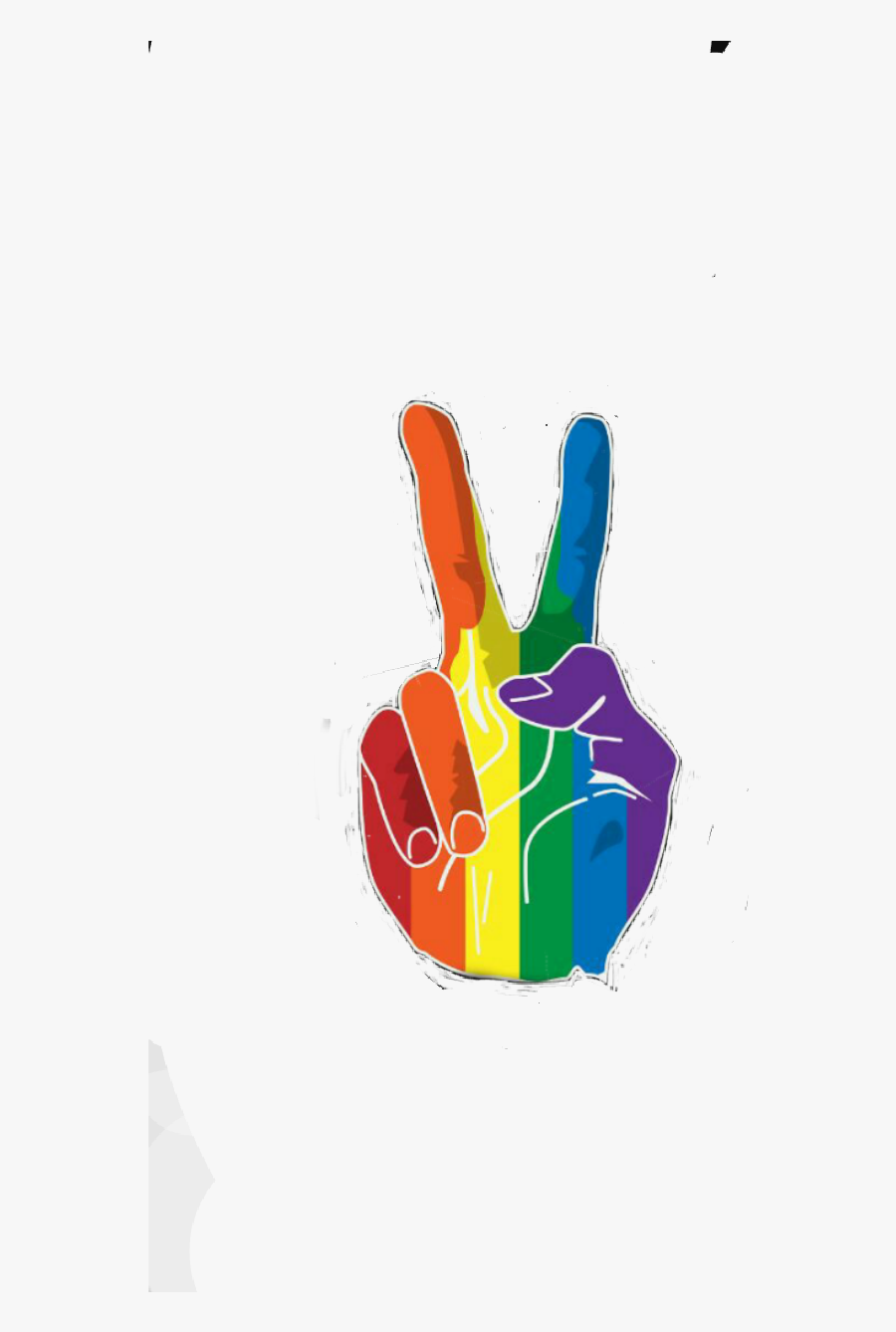 Lgbt Pride Tumblr Hand Png Pride Tumblr - Stickers Transparent Lgbt , Free Tran...