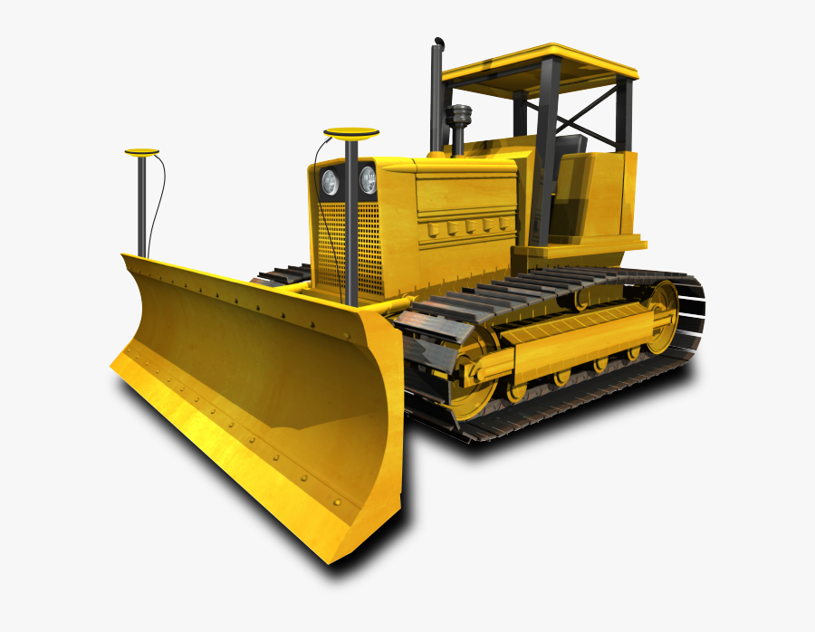 Bulldozer Gnss, Transparent Clipart