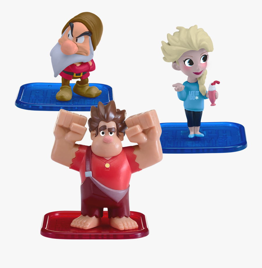 Wreck It Ralph Power Pac Figures, Transparent Clipart