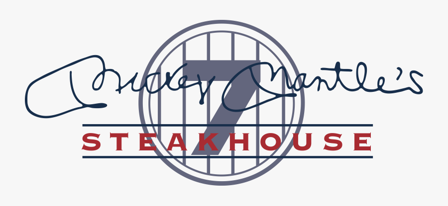Mickey Mantle's Steakhouse Logo, Transparent Clipart