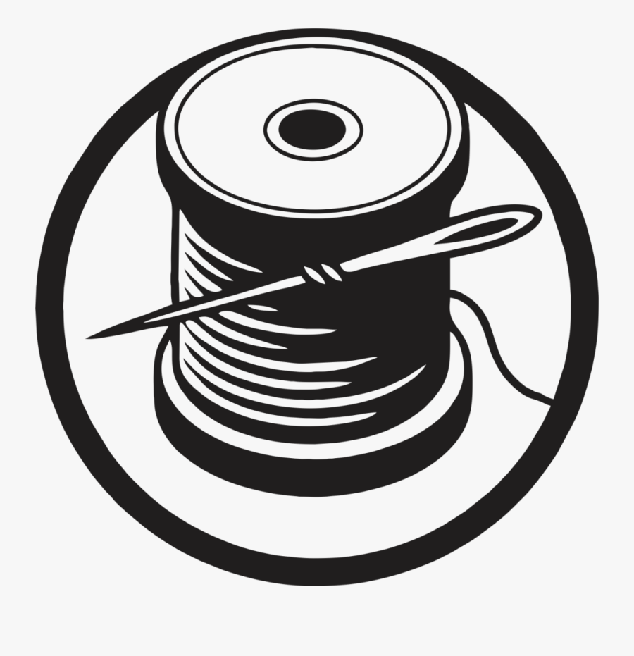 Sticker Needle And Thread, Transparent Clipart