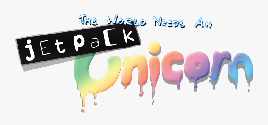 Wyrd - Jetpack Unicorn - Graphic Design, Transparent Clipart