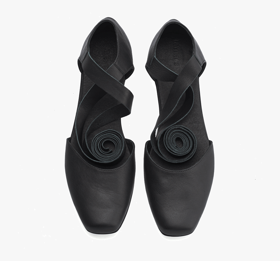 Clip Art Ballerina Shoes - נעלי בלרינה עם רצועה , Free Transparent ...