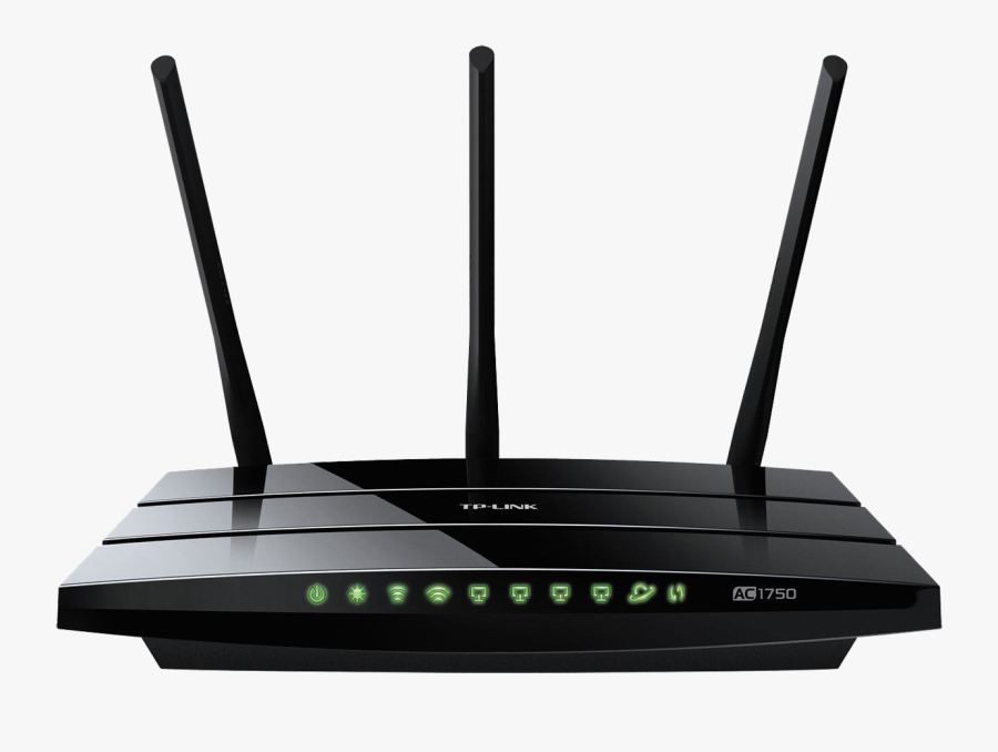 Tp Link Archer C7 Wireless Dual Band Gigabit Router - Tp Link Wlan Router, Transparent Clipart