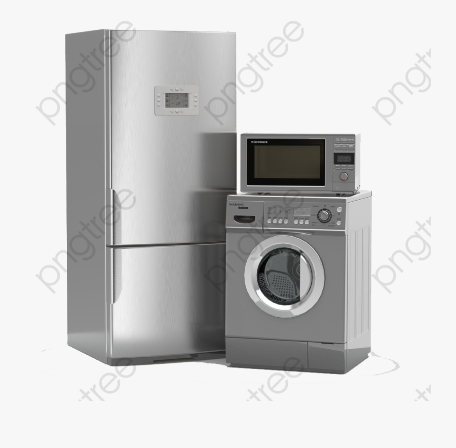 Household Electrical Equipment Refrigerator Transparent - Home Appliances Transparent Background, Transparent Clipart