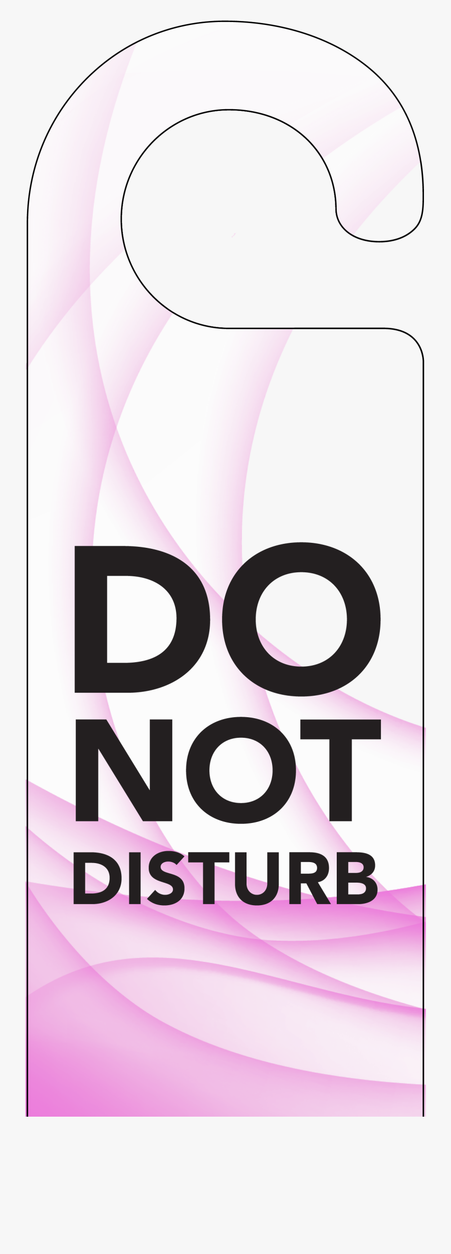 Do Not Disturb Door Hangers - Poster, Transparent Clipart