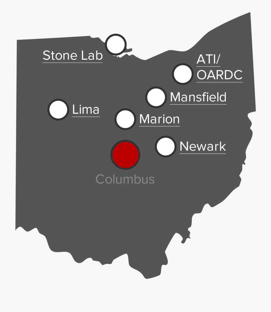 Ohio State Png - Ohio Congressional District Map By Party, Transparent Clipart