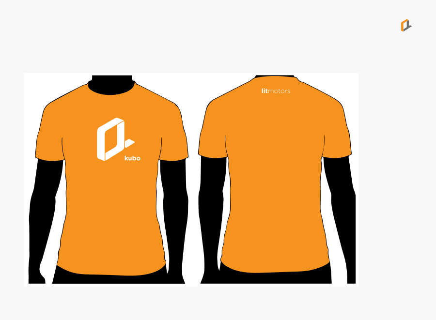 Vector Orange T Shirt - Vector Png T Shirt, Transparent Clipart