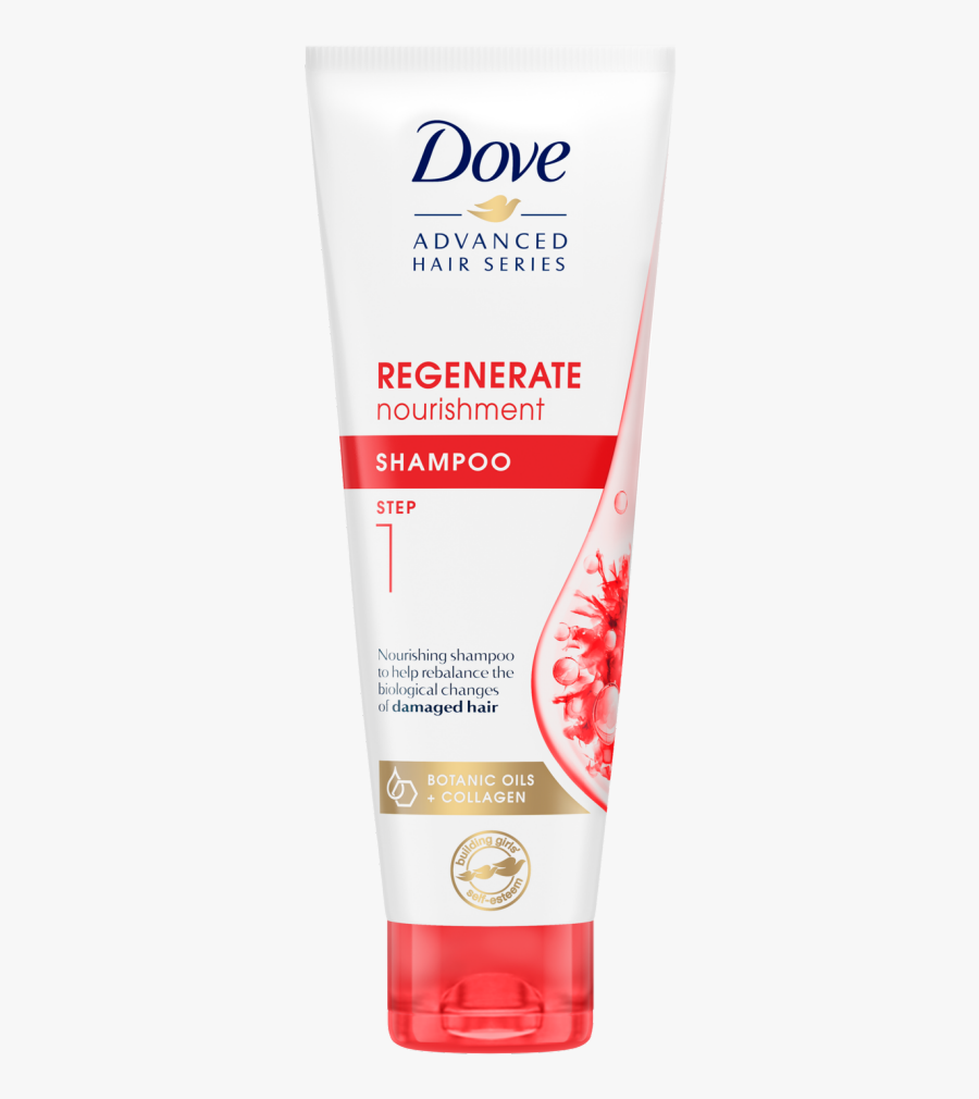 Dove Regenerate Nourishment Shampoo, Transparent Clipart