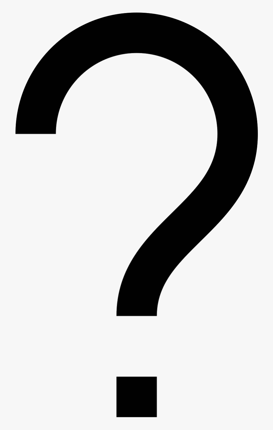 Question Mark Icon, Transparent Clipart