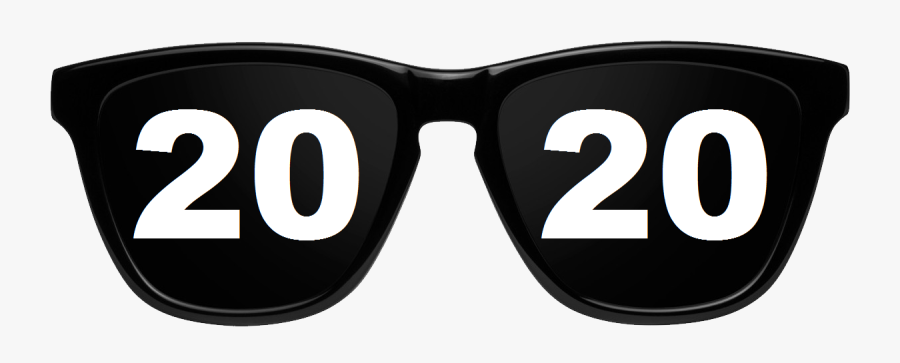 2020 Year Png - 2020 Glasses Clipart, Transparent Clipart
