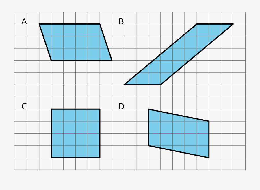 Transparent Graph Paper Png - Three Of These Parallelograms Have The Same Area As, Transparent Clipart