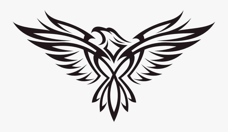 Drawing Eagle  Tattoo  Clip Art Tribal Eagle  Tattoo  