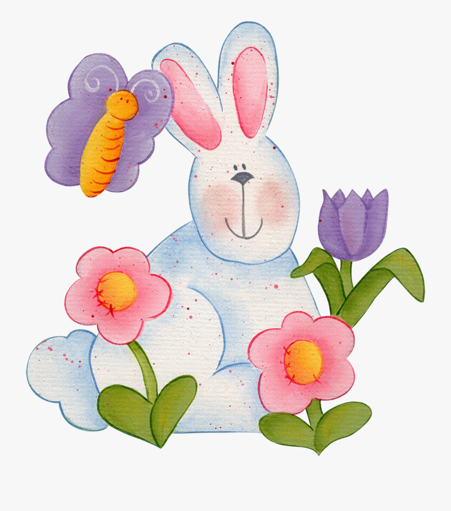 Spring Bunny Bunny Clip Art, Transparent Clipart