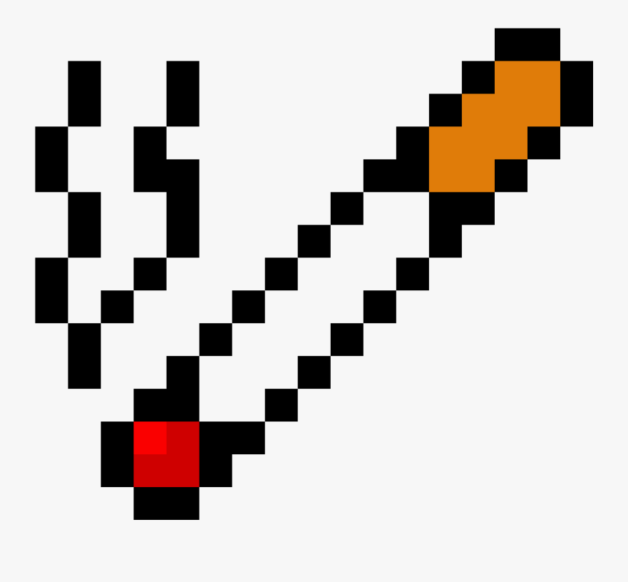 Cigar Png Pixel - Pixel Art Cigarette, Transparent Clipart