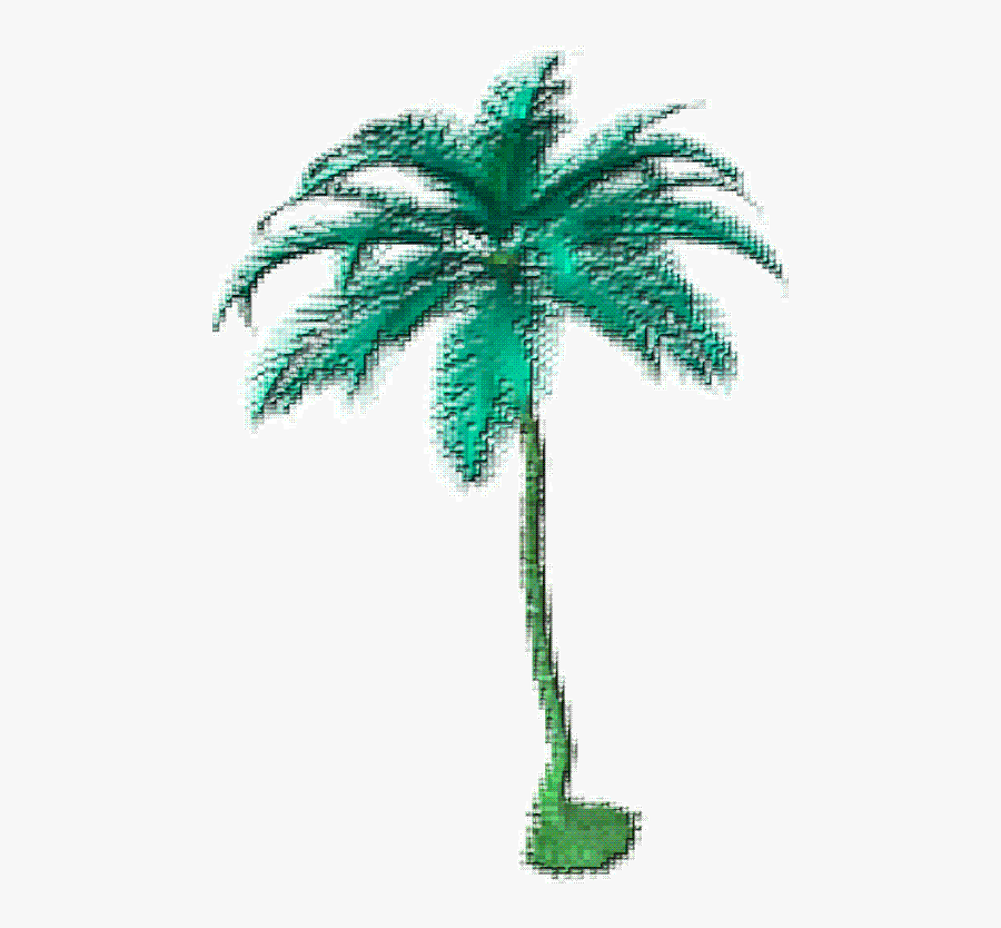 Wowlovelymystuffx Tropical Transparent Sticker Png - Palm Tree Gif Png, Transparent Clipart