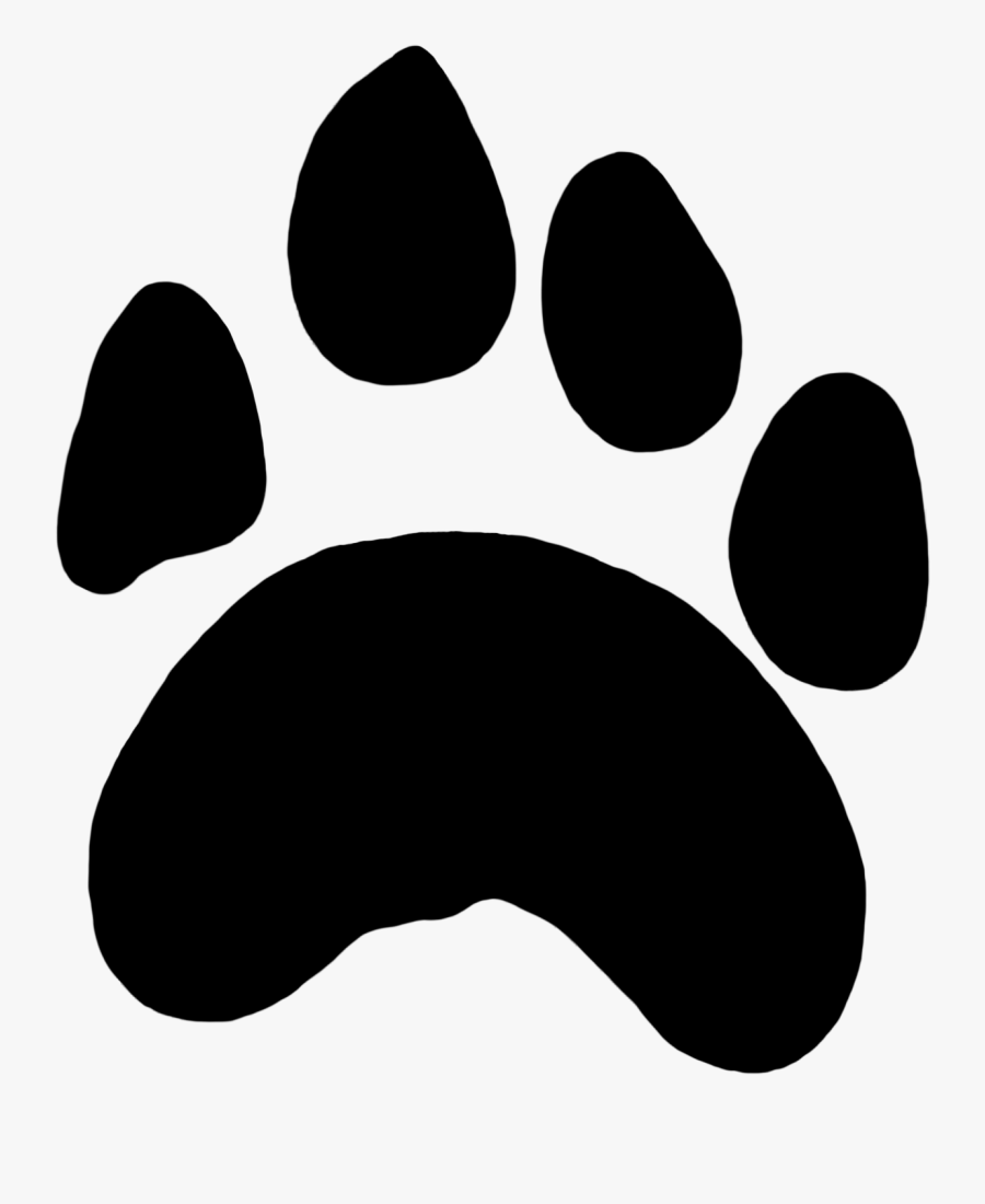 Clipart Of Print, Paw Print Who And Bobcat - Paw , Free Transparent ...