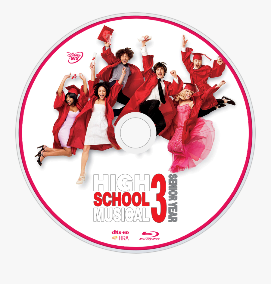 High School Musical 3 Disc, Transparent Clipart