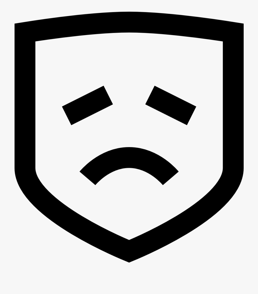 Drama Face Sad Clipart , Png Download - Emblem, Transparent Clipart
