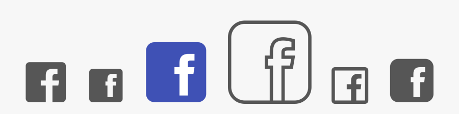 Transparent Facebook Clipart Free - Facebook Logo Icon Small, Transparent Clipart