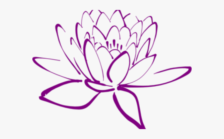 Lotus Clipart Esthetician - Flower Chinese Calligraphy, Transparent Clipart