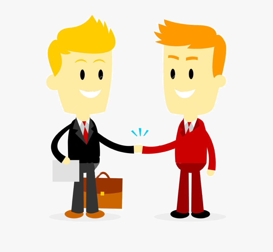 Summit Clipart - Businessman Making A Deal, Transparent Clipart